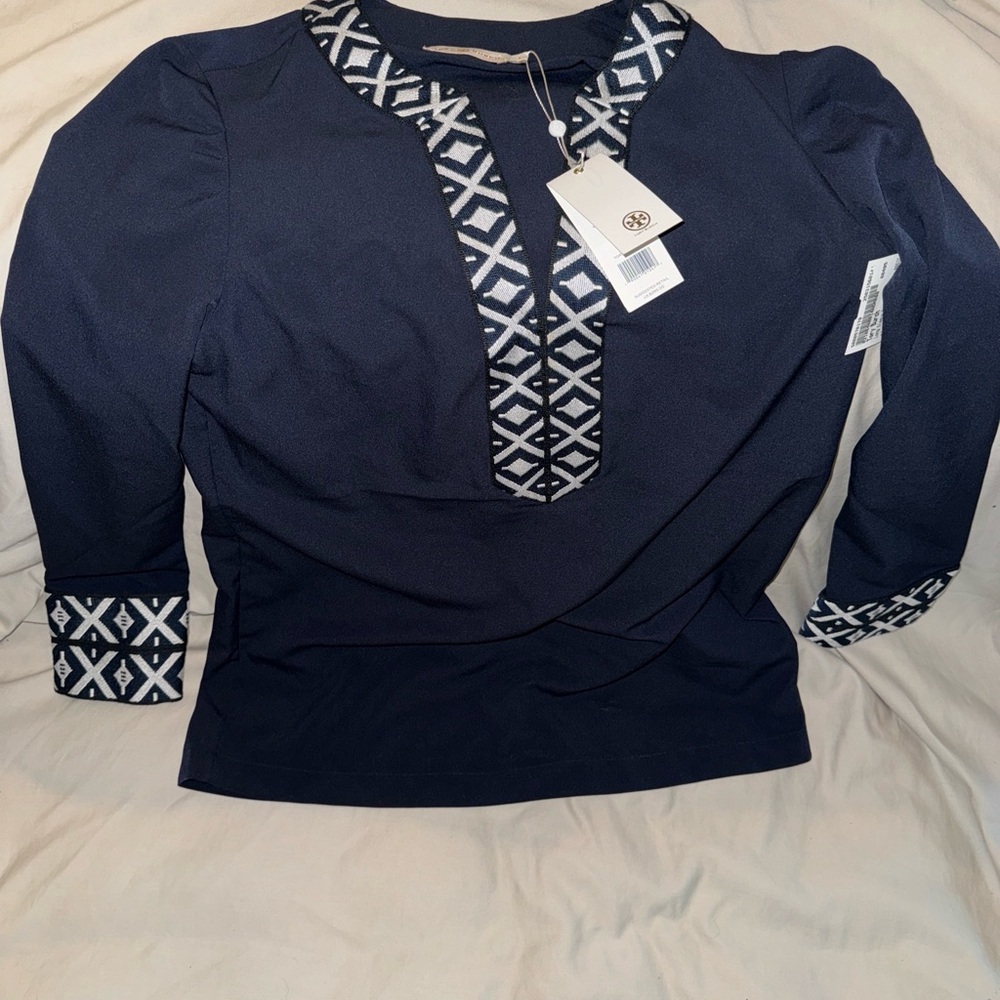 Tory Burch Tunic w/ Taping - NWT!